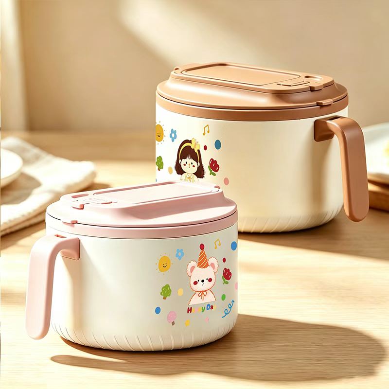 Handled lunch containers